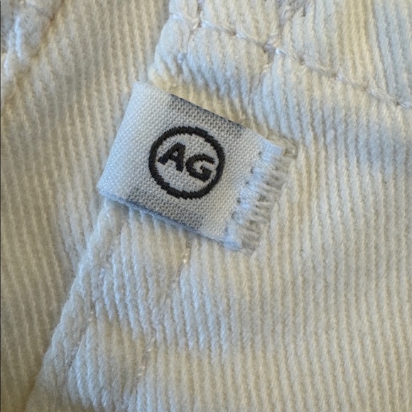 Ag Adriano Goldschmied Saige Mid-Rise Wide-Leg Jeans with Watercolor Wash, sz 28 - Picture 4 of 13